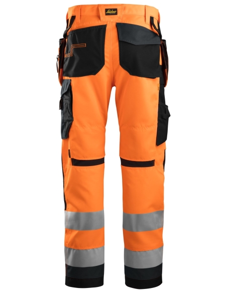 6230 - ALLROUNDWORK, PANTALON+ HAUTE VISIBILITÉ AVEC POCHES HOLSTER, CLASSE 2 SNICKERS WORKWEAR