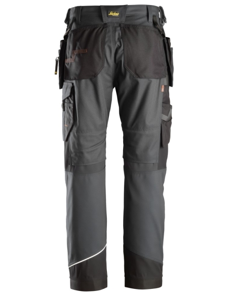 6214 - RUFFWORK, PANTALON+ AVEC POCHES HOLSTER, CANVAS+ SNICKERS WORKWEAR