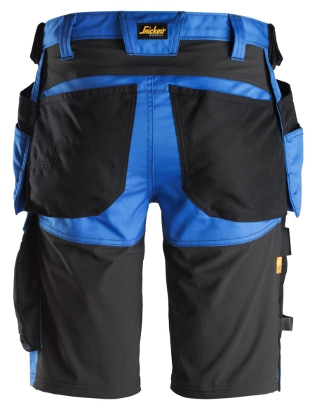 6141 - ALLROUNDWORK, SHORT EN STRETCH AVEC POCHES HOLSTER SNICKERS WORKWEAR