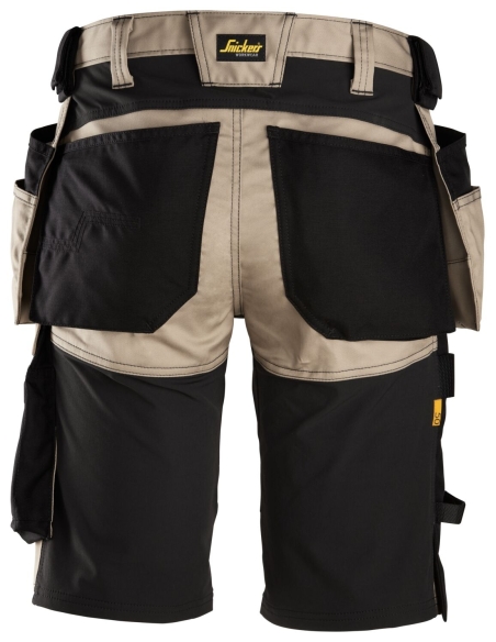 6141 - ALLROUNDWORK, SHORT EN STRETCH AVEC POCHES HOLSTER SNICKERS WORKWEAR