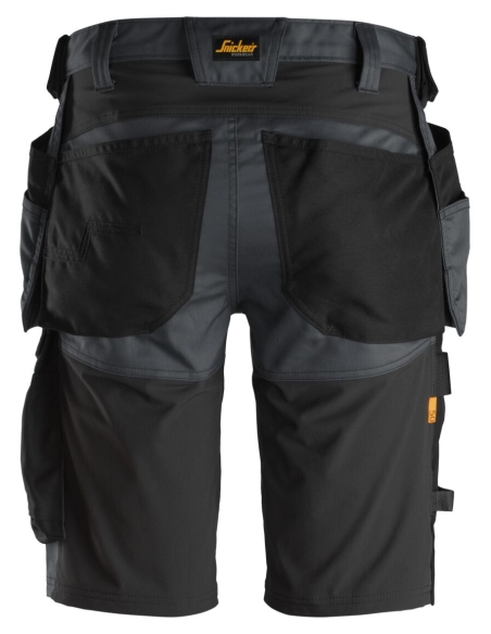 6141 - ALLROUNDWORK, SHORT EN STRETCH AVEC POCHES HOLSTER SNICKERS WORKWEAR