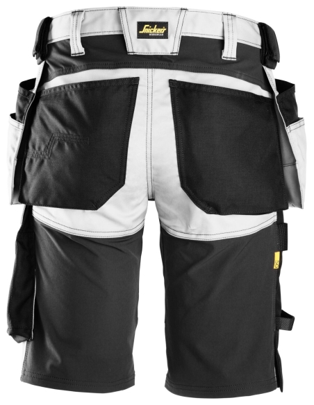 6141 - ALLROUNDWORK, SHORT EN STRETCH AVEC POCHES HOLSTER SNICKERS WORKWEAR