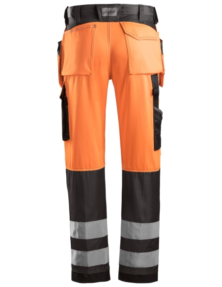 3233 - PANTALON HAUTE VISIBILITÉ AVEC POCHES HOLSTER, CLASSE 2 SNICKERS WORKWEAR