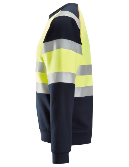 2869 - PROTECWORK- MULTINORMES, SWEAT-SHIRT, HAUTE VISIBILITÉ, CLASSE 1 SNICKERS WORKWEAR