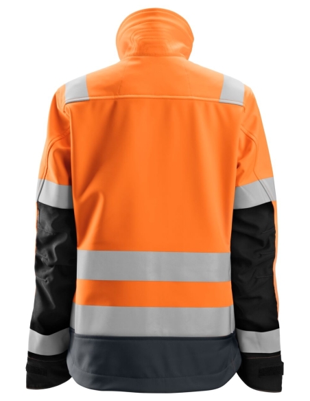 1237 - ALLROUNDWORK, VESTE SOFTSHELL POUR FEMME, HAUTE VISIBILITÉ, CLASSE 2/3 SNICKERS WORKWEAR