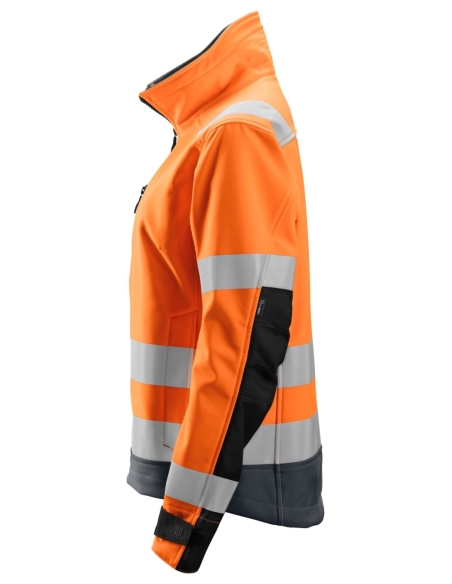 1237 - ALLROUNDWORK, VESTE SOFTSHELL POUR FEMME, HAUTE VISIBILITÉ, CLASSE 2/3 SNICKERS WORKWEAR