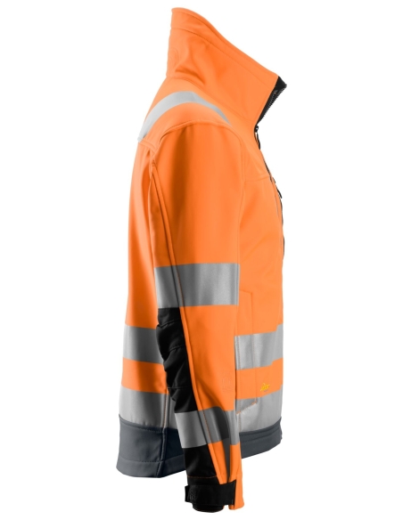 1230 - ALLROUNDWORK, VESTE SOFTSHELL HAUTE VISIBILITÉ, CLASSE 3 SNICKERS WORKWEAR