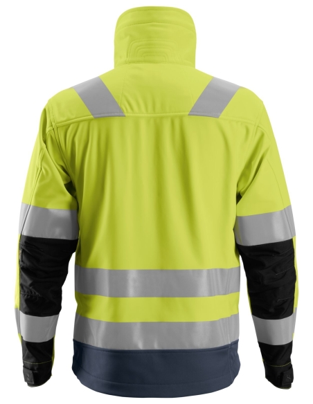 1230 - ALLROUNDWORK, VESTE SOFTSHELL HAUTE VISIBILITÉ, CLASSE 3 SNICKERS WORKWEAR
