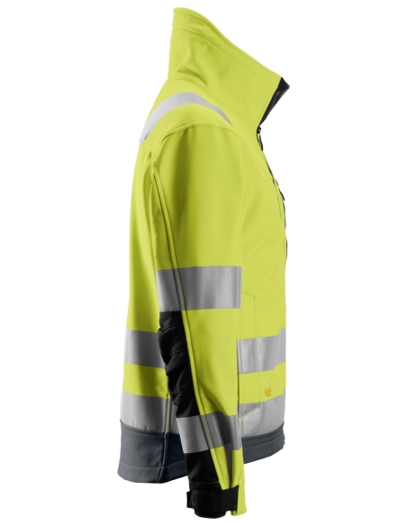 1230 - ALLROUNDWORK, VESTE SOFTSHELL HAUTE VISIBILITÉ, CLASSE 3 SNICKERS WORKWEAR