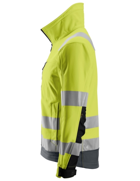 1230 - ALLROUNDWORK, VESTE SOFTSHELL HAUTE VISIBILITÉ, CLASSE 3 SNICKERS WORKWEAR