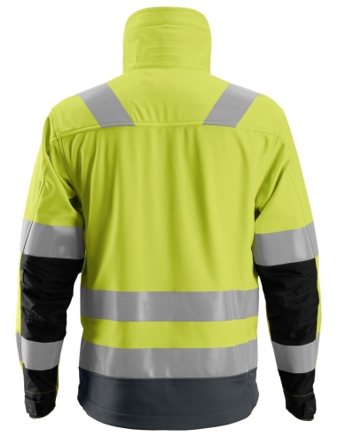 1230 - ALLROUNDWORK, VESTE SOFTSHELL HAUTE VISIBILITÉ, CLASSE 3 SNICKERS WORKWEAR
