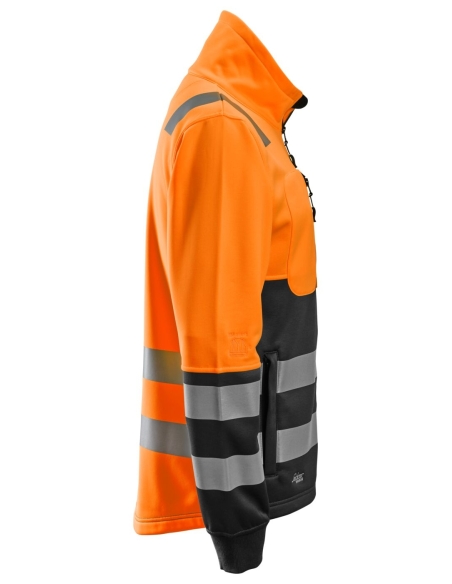 8035 - ALLROUNDWORK, VESTE AVEC FERMETURE À GLISSIÈRE PLEINE LONGUEUR, HAUTE VISIBILITÉ, CLASSE 2 SNICKERS WORKWEAR