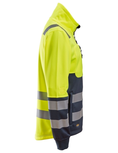 8035 - ALLROUNDWORK, VESTE AVEC FERMETURE À GLISSIÈRE PLEINE LONGUEUR, HAUTE VISIBILITÉ, CLASSE 2 SNICKERS WORKWEAR