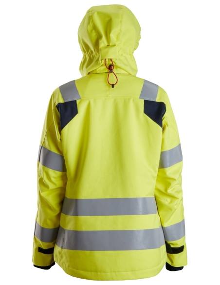 1167 - PROTECWORK- MULTINORMES, VESTE À CAPUCHE ISOLÉE POUR FEMME, HAUTE VISIBILITÉ, CLASSE 3 SNICKERS WORKWEAR