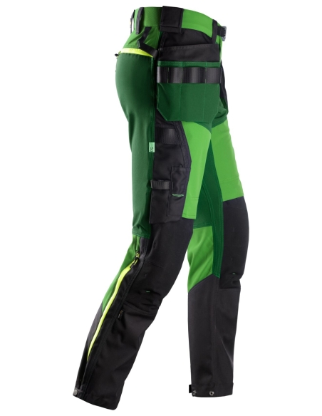 6940 - FLEXIWORK, PANTALON+ EN TISSU EXTENSIBLE SOFTSHELL AVEC POCHES HOLSTER SNICKERS WORKWEAR