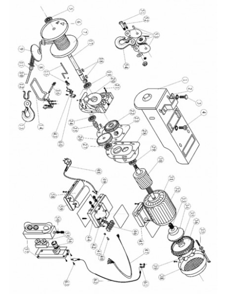 PALAN ÉLECTRIQUE 250/500 KG SW-500M - PROTON