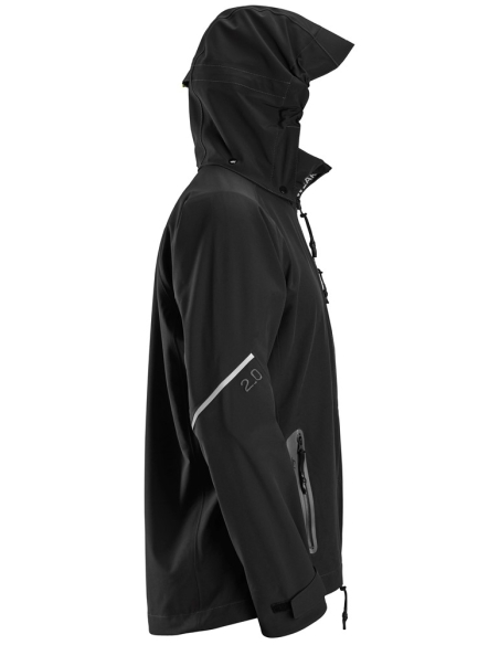 1218 - FLEXIWORK, VESTE SOFT SHELL IMPERMÉABLE AVEC CAPUCHE SNICKERS WORKWEAR