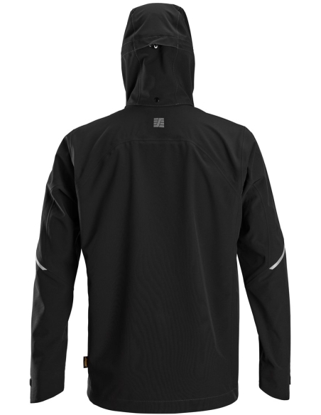 1218 - FLEXIWORK, VESTE SOFT SHELL IMPERMÉABLE AVEC CAPUCHE SNICKERS WORKWEAR