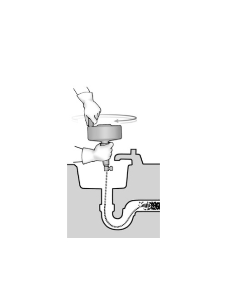 MINI DÉBOUCHEUR G15 AVEC CÂBLE 4.5 M - CABERE