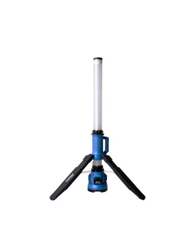 LAMPE DE TRAVAIL HYBRIDE LUMINOSITÉ 360° 40W 1600-3200 LM - ASPHALT