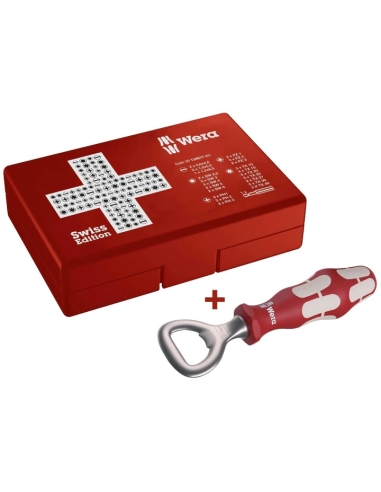 SET 61 EMBOUTS SWISS ÉDITION + DÉCAPSULEUR OFFERT - WERA