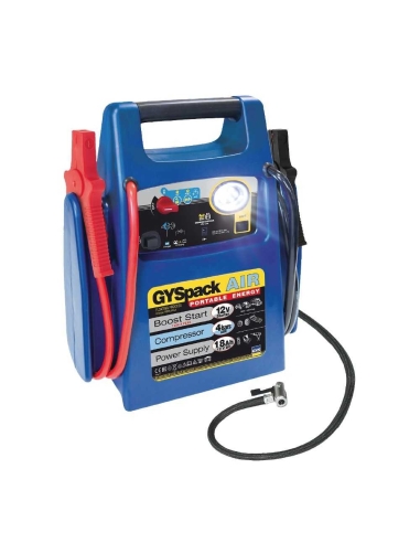 DÉMARREUR, BOOSTER ET COMPRESSEUR GYSPACK AIR 12V - GYS