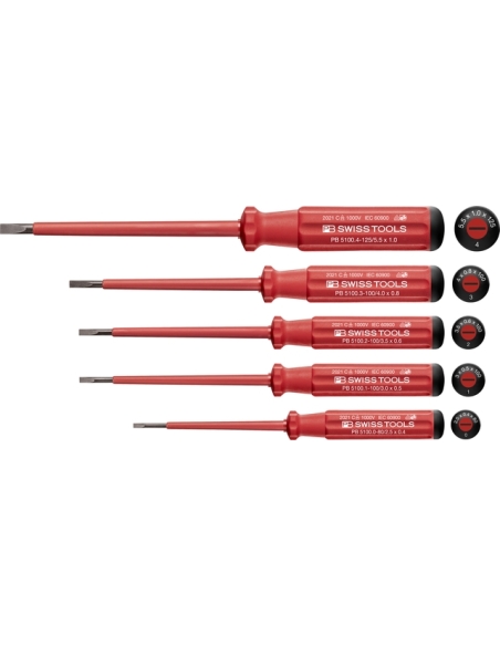 JEU DE TOURNEVIS PB 5538 VDE CLASSIC - PB SWISS TOOLS