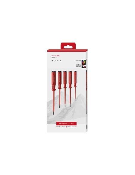 JEU DE TOURNEVIS PB 5538 VDE CLASSIC - PB SWISS TOOLS