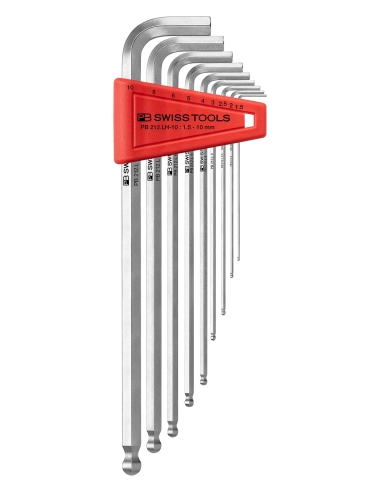 JEU DE CLÉS MÂLES COUDÉES PB 212 JUSQU'À LA TAILLE 10 - PB SWISS TOOLS