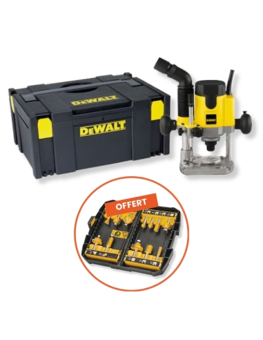 DÉFONCEUSE DW621KTX-QS + JEU DE 12 FRAISES - DEWALT