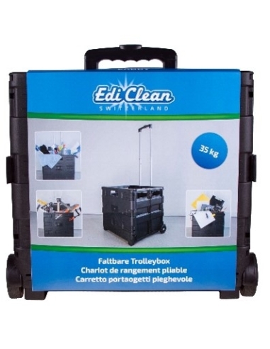 TROLLEY BOX PLIABLE SUR ROULETTES
