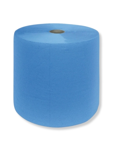 PAPIER D'ESSUYAGE BLEU 3 COUCHES
