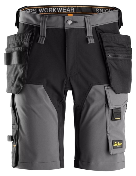 6175 - ALLROUNDWORK, SHORT EN TISSU EXTENSIBLE DANS 4 DIRECTIONS AVEC POCHES HOLSTER SNICKERS WORKWEAR