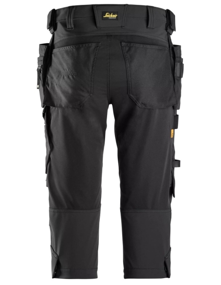 6178 - ALLROUNDWORK, PANTACOURT EN TISSU EXTENSIBLE DANS 4 DIRECTIONS AVEC POCHES HOLSTER SNICKERS WORKWEAR