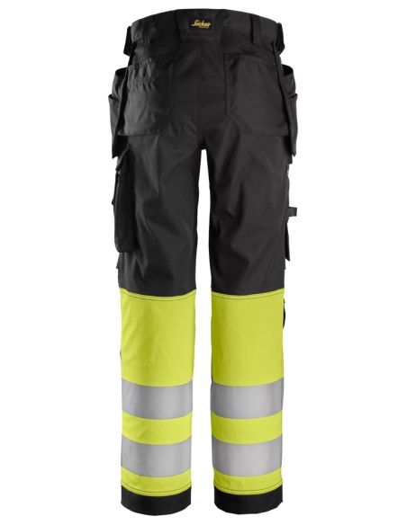 6734 - PANTALON EN TISSU EXTENSIBLE POUR FEMME AVEC POCHES HOLSTER HAUTE VISIBILITÉ, CLASSE 1 NICKERS WORKWEAR