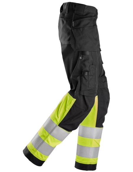 6734 - PANTALON EN TISSU EXTENSIBLE POUR FEMME AVEC POCHES HOLSTER HAUTE VISIBILITÉ, CLASSE 1 NICKERS WORKWEAR