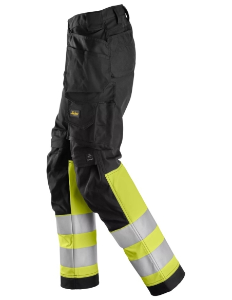 6734 - PANTALON EN TISSU EXTENSIBLE POUR FEMME AVEC POCHES HOLSTER HAUTE VISIBILITÉ, CLASSE 1 NICKERS WORKWEAR