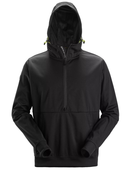 8400 - FLEXIWORK, SWEAT-SHIRT À CAPUCHE DEMI-ZIPPÉ EN TISSU EXTENSIBLE COUPE-VENT SNICKERS WORKWEAR