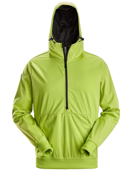 8400 - FLEXIWORK, SWEAT-SHIRT À CAPUCHE DEMI-ZIPPÉ EN TISSU EXTENSIBLE COUPE-VENT SNICKERS WORKWEAR