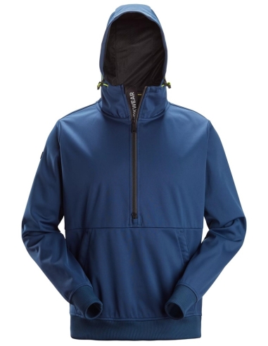 8400 - FLEXIWORK, SWEAT-SHIRT À CAPUCHE DEMI-ZIPPÉ EN TISSU EXTENSIBLE COUPE-VENT SNICKERS WORKWEAR