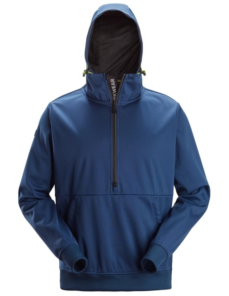 8400 - FLEXIWORK, SWEAT-SHIRT À CAPUCHE DEMI-ZIPPÉ EN TISSU EXTENSIBLE COUPE-VENT SNICKERS WORKWEAR