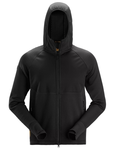 8405 - FLEXIWORK, VESTE À CAPUCHE DE COUCHE INTERMÉDIAIRE AVEC FERMETURE À GLISSIÈRE PLEINE LONGUEUR SNICKERS WORKWEAR