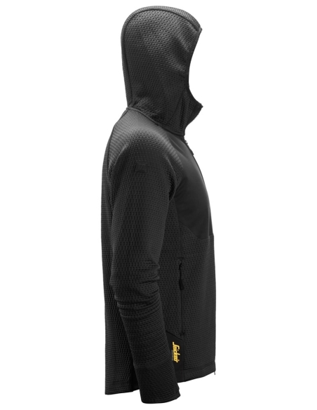 8405 - FLEXIWORK, VESTE À CAPUCHE DE COUCHE INTERMÉDIAIRE AVEC FERMETURE À GLISSIÈRE PLEINE LONGUEUR SNICKERS WORKWEAR