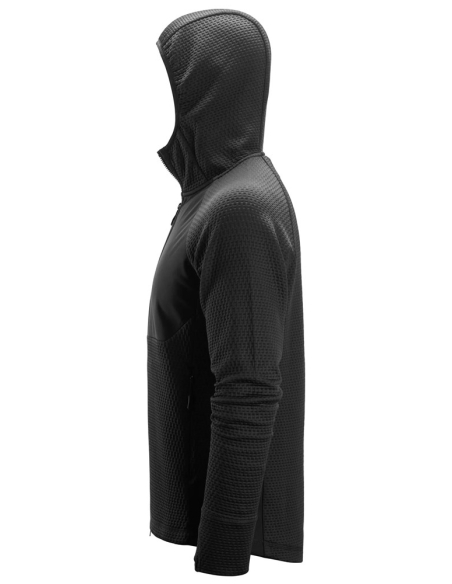 8405 - FLEXIWORK, VESTE À CAPUCHE DE COUCHE INTERMÉDIAIRE AVEC FERMETURE À GLISSIÈRE PLEINE LONGUEUR SNICKERS WORKWEAR