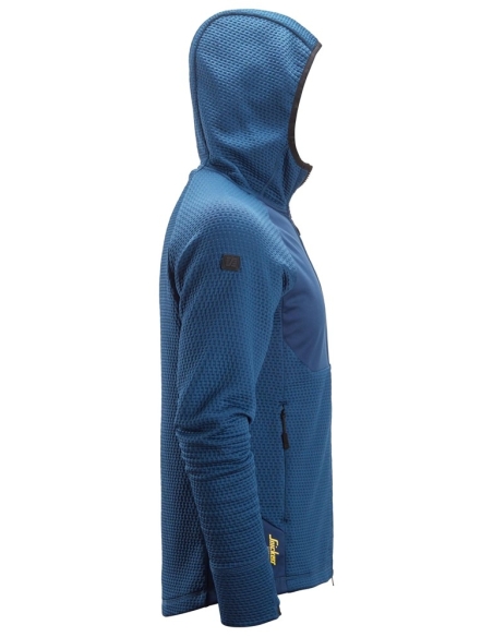 8405 - FLEXIWORK, VESTE À CAPUCHE DE COUCHE INTERMÉDIAIRE AVEC FERMETURE À GLISSIÈRE PLEINE LONGUEUR SNICKERS WORKWEAR