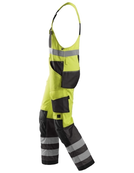 0113 - SALOPETTE À BRETELLES HAUTE VISIBILITÉ, CLASSE 2 SNICKERS WORKWEAR