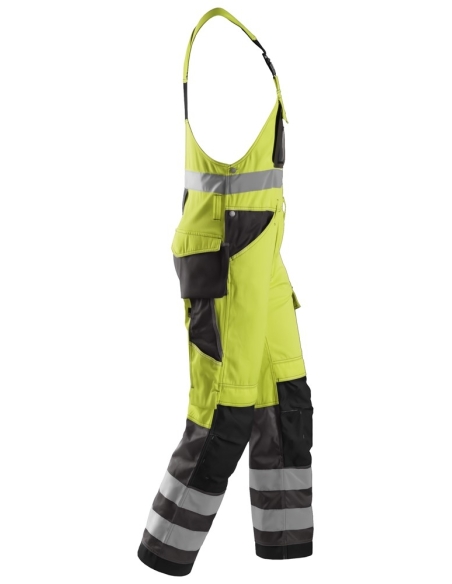 0113 - SALOPETTE À BRETELLES HAUTE VISIBILITÉ, CLASSE 2 SNICKERS WORKWEAR