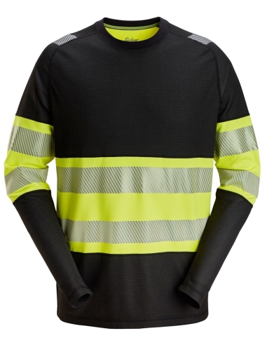 2430 - T-SHIRT À MANCHES LONGUES, HAUTE VISIBILITÉ, CLASSE 1 SNICKERS WORKWEAR