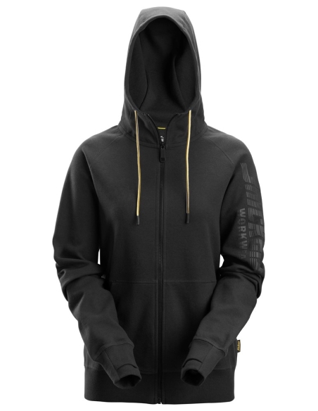 2877 - SWEAT-SHIRT À CAPUCHE AVEC LOGO ET FERMETURE À GLISSIÈRE PLEINE LONGUEUR POUR FEMME SNICKERS WORKWEAR