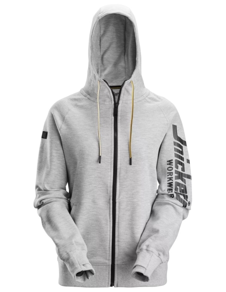 2877 - SWEAT-SHIRT À CAPUCHE AVEC LOGO ET FERMETURE À GLISSIÈRE PLEINE LONGUEUR POUR FEMME SNICKERS WORKWEAR